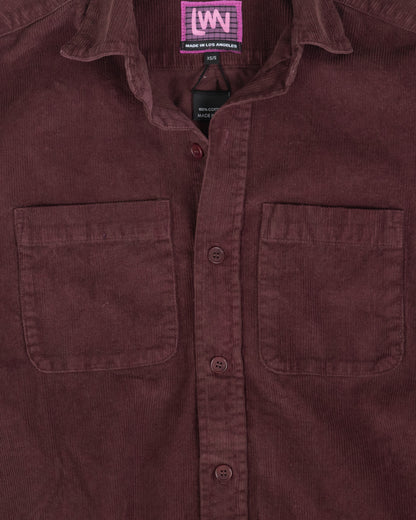 Oz Shirt - Mulberry - Cotton Corduroy