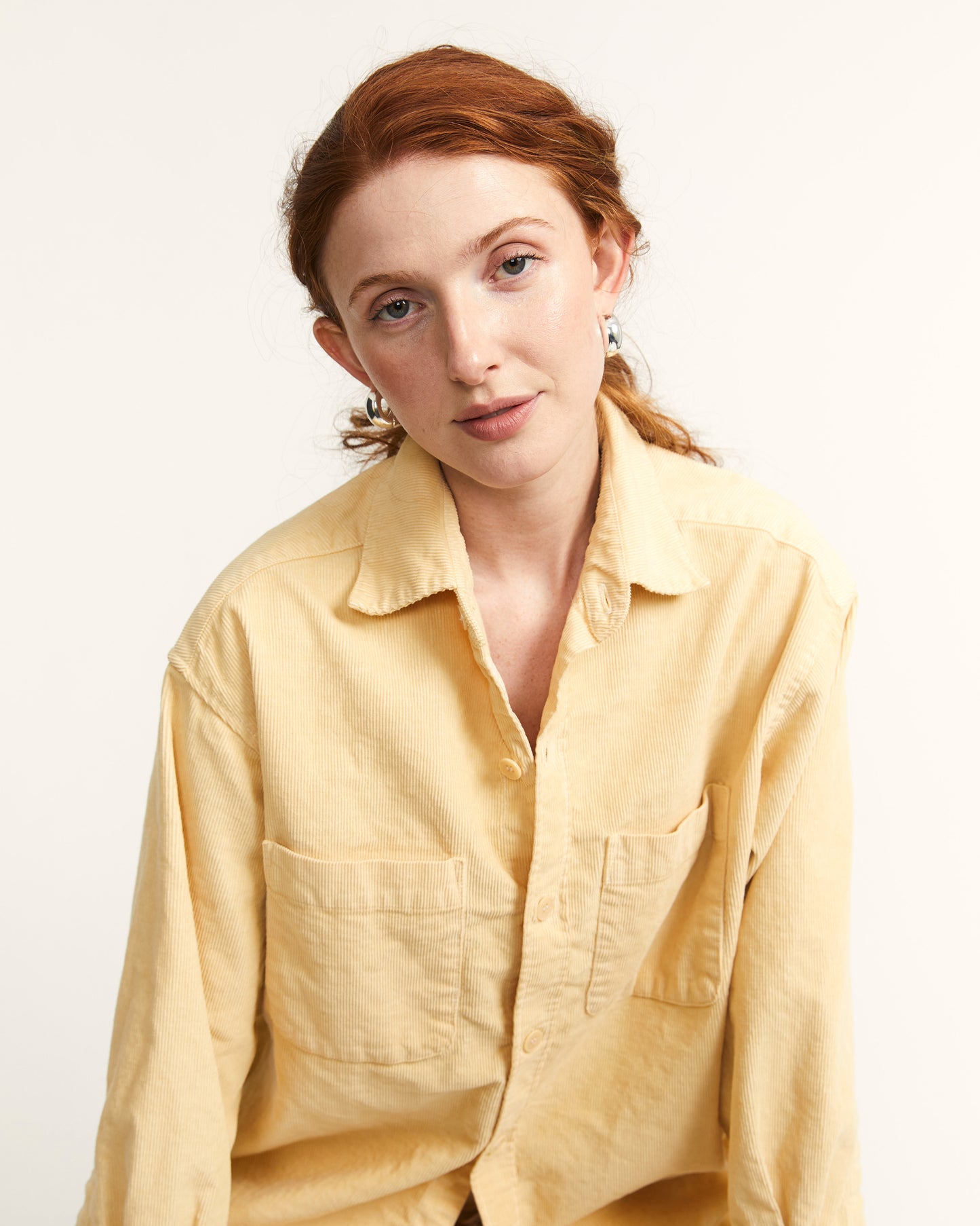 Oz Shirt - Butter - Cotton Corduroy