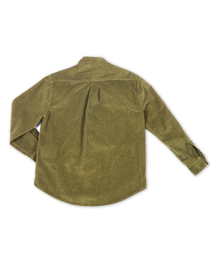 Oz Shirt - Olive - Cotton Corduroy