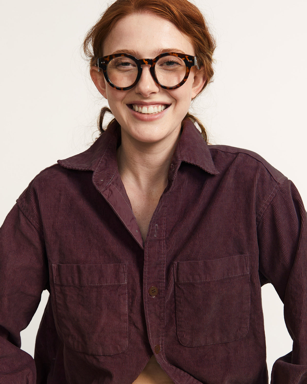 Oz Shirt - Mulberry - Cotton Corduroy