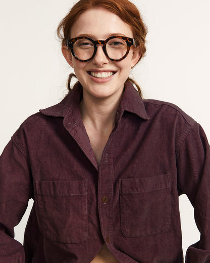 Oz Shirt - Mulberry - Cotton Corduroy