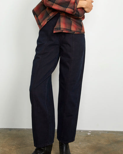 Paz Pant - Mulberry - Indigo Denim