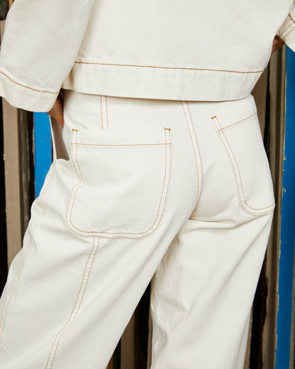 Paz Pant - Natural Stonewash - Rigid Denim