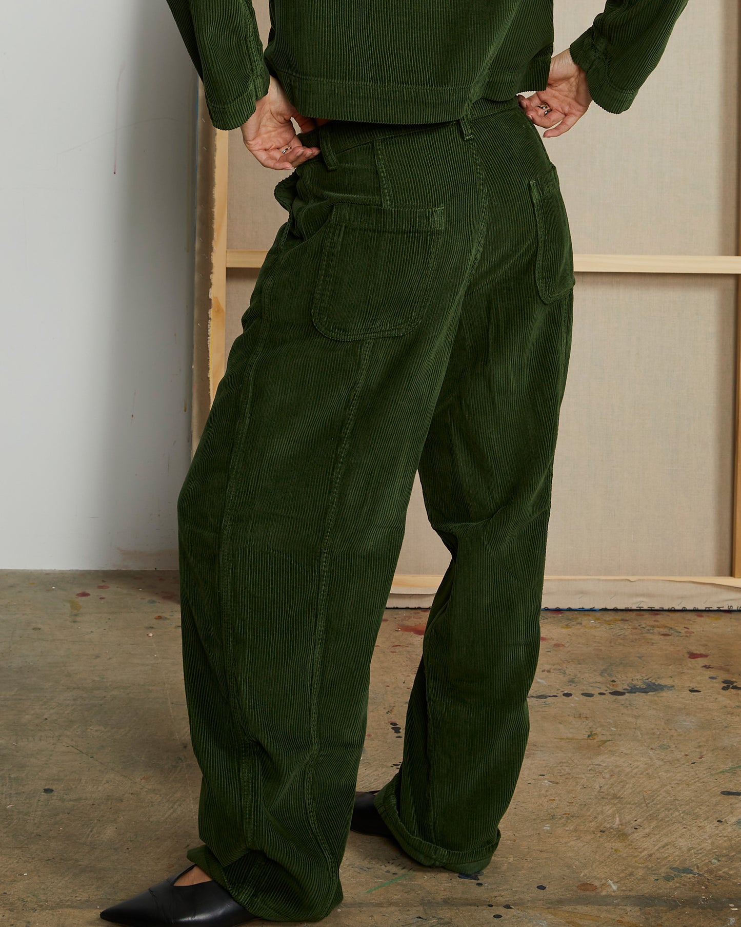 Paz Pant - Pine - Broken-in Cord