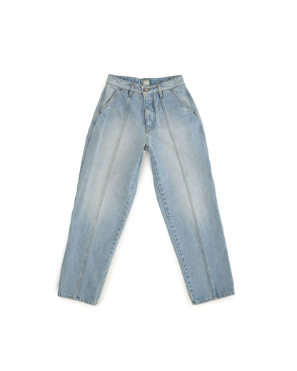 Paz Pant - 90s Stonewash - Rigid Denim