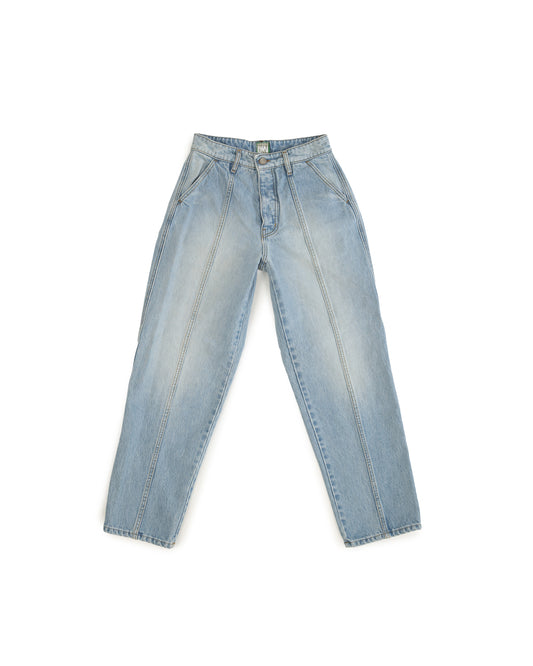 Paz Pant - 90s Stonewash - Rigid Denim