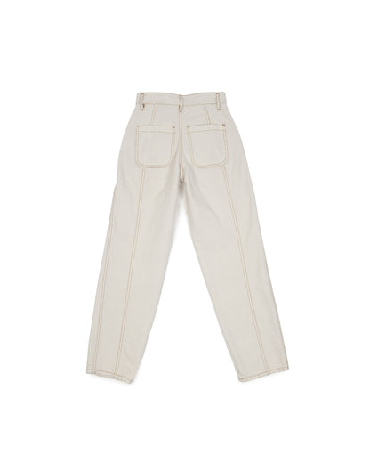 Paz Pant - Natural Stonewash - Rigid Denim