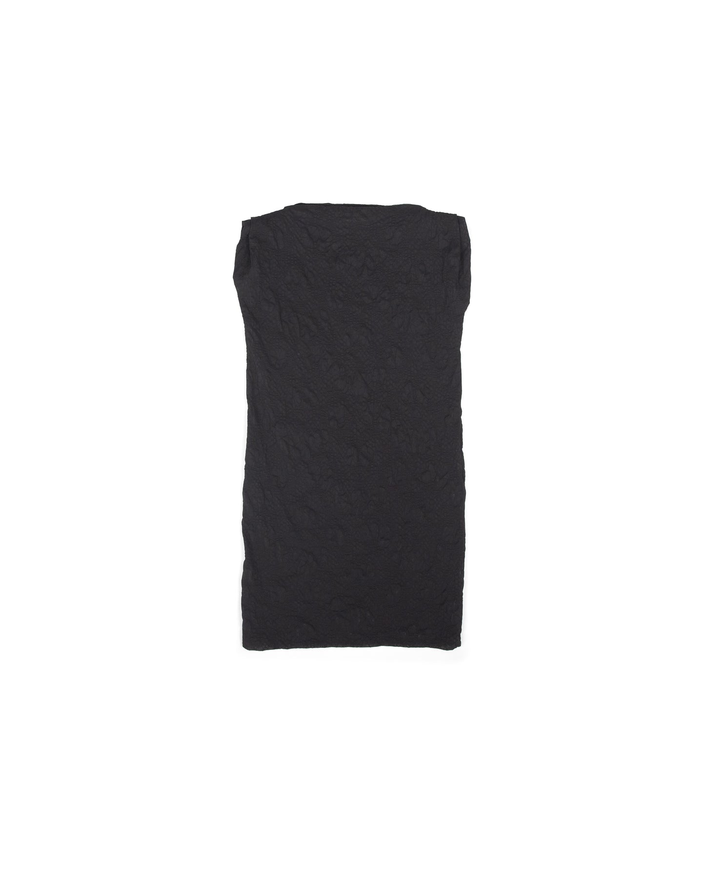 Pinch Shift - Black -Floral Textured Cotton