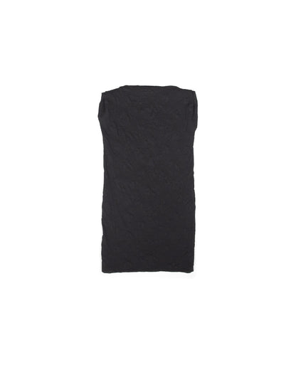 Pinch Shift - Black -Floral Textured Cotton