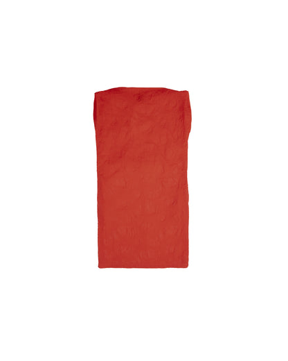 Pinch Shift - Chili - Floral Textured Cotton