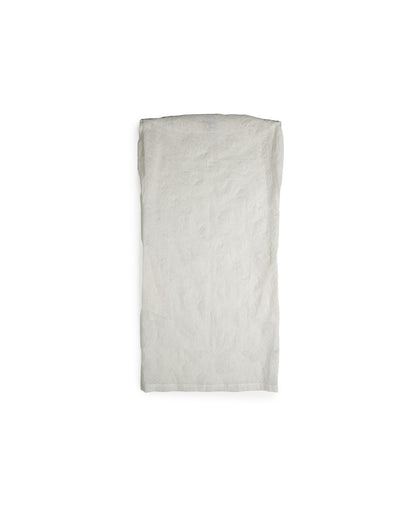 Pinch Shift - White - Floral Textured Cotton