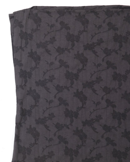 Pinch Top - Smoke - Floral Jacquard