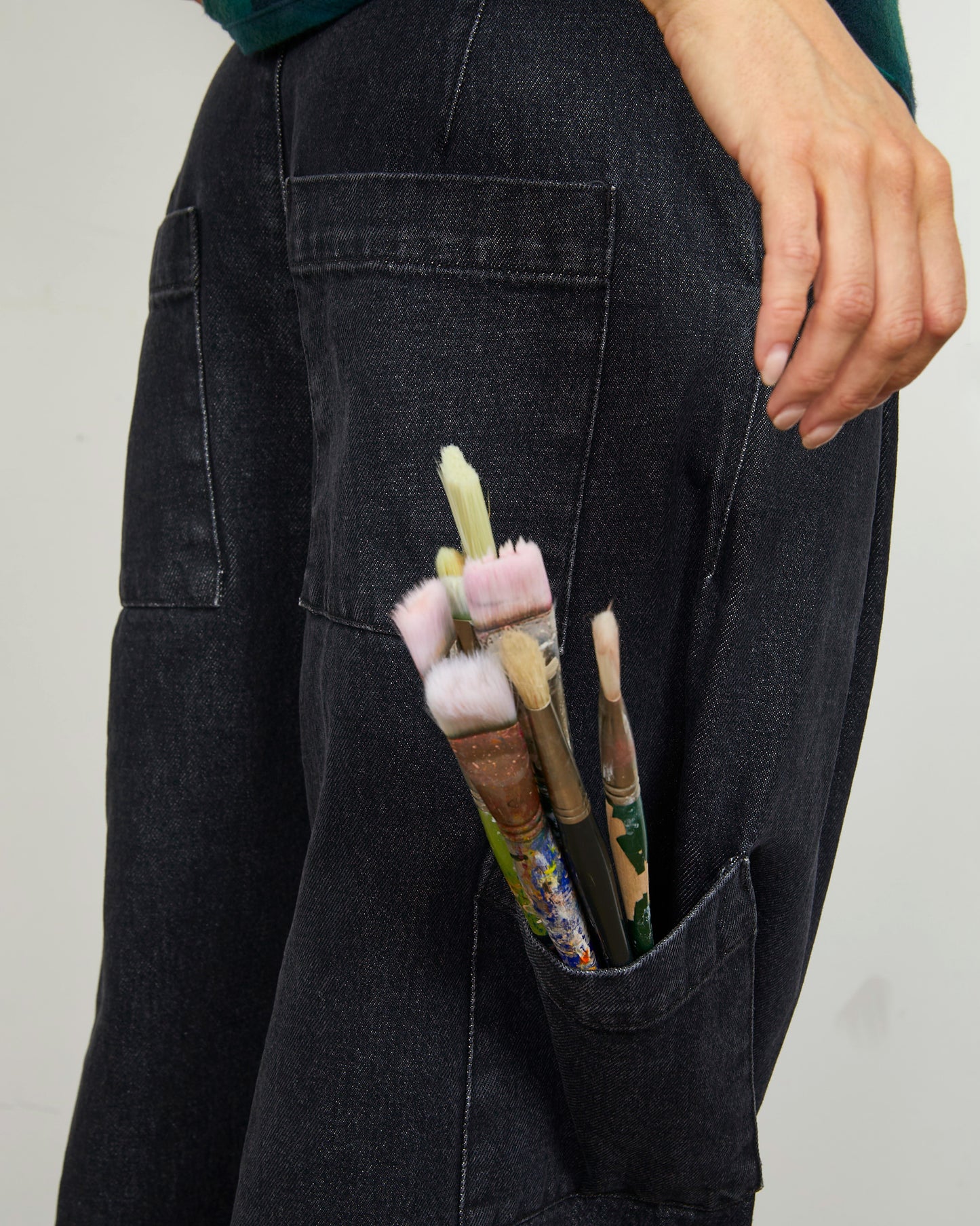 Pine Pant - Stonewash - Black Denim