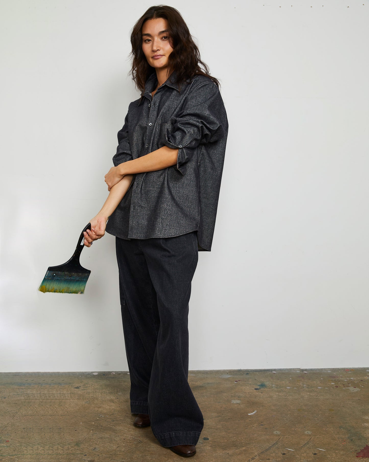 Pine Pant - Stonewash - Black Denim