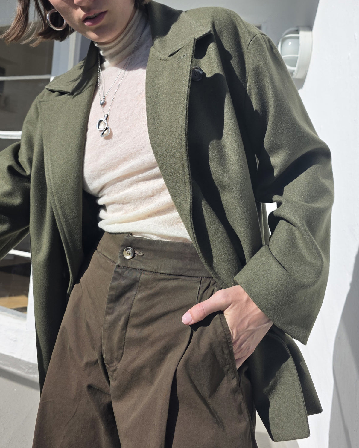 Pine Pant - Antique Wash Peat - Fine Twill