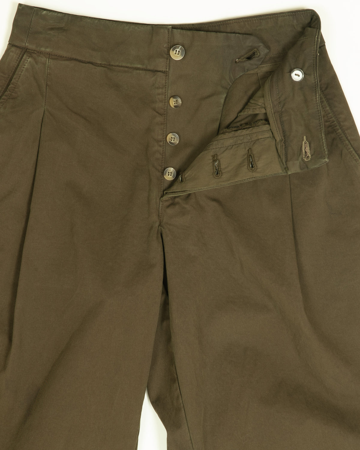 Pine Pant - Antique Wash Peat - Fine Twill