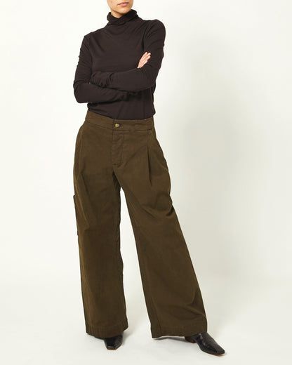 Pine Pant - Antique Wash Peat - Fine Twill