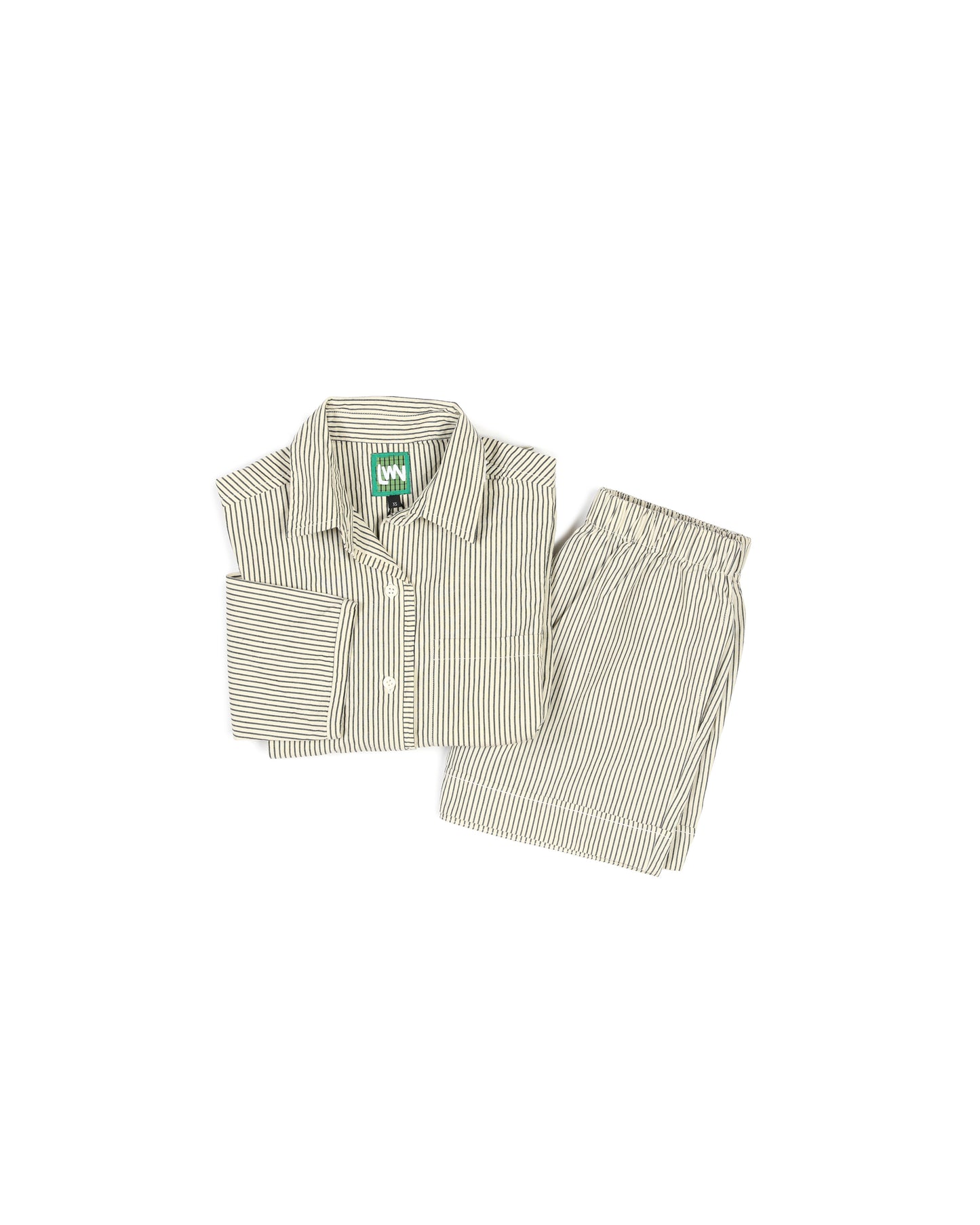 Sami + Hawthorn Set - Natural - Pencil Stripe