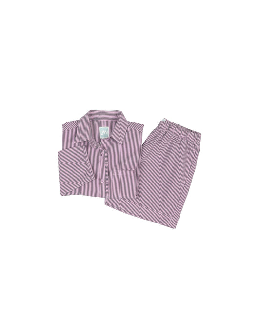 Sami + Hawthorn Set - Lavender - Pencil Stripe