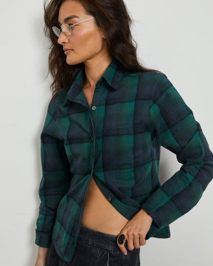 Sami Shirt - Kelp - Corner Check
