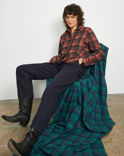 Paz Pant - Mulberry - Indigo Denim