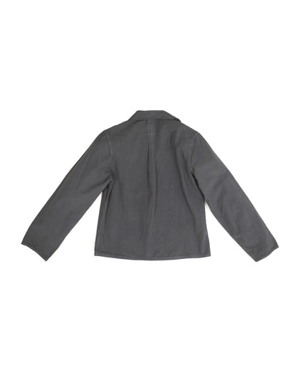 Sami Shirt - Smoke - Pencil Stripe