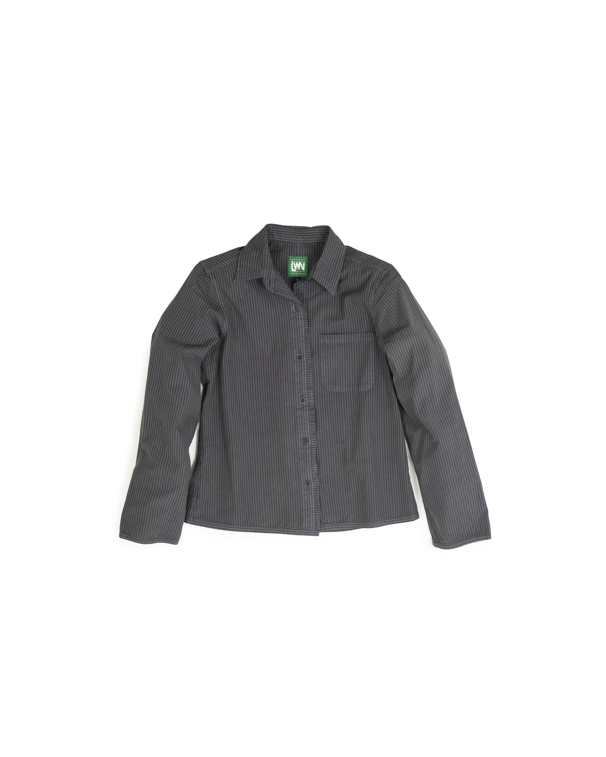 Sami Shirt - Smoke - Pencil Stripe