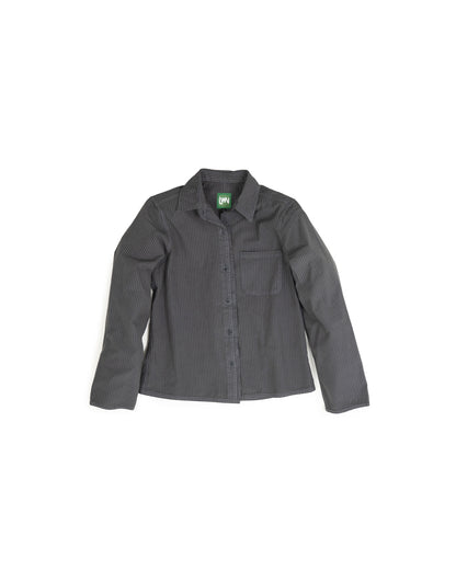 Sami Shirt - Smoke - Pencil Stripe