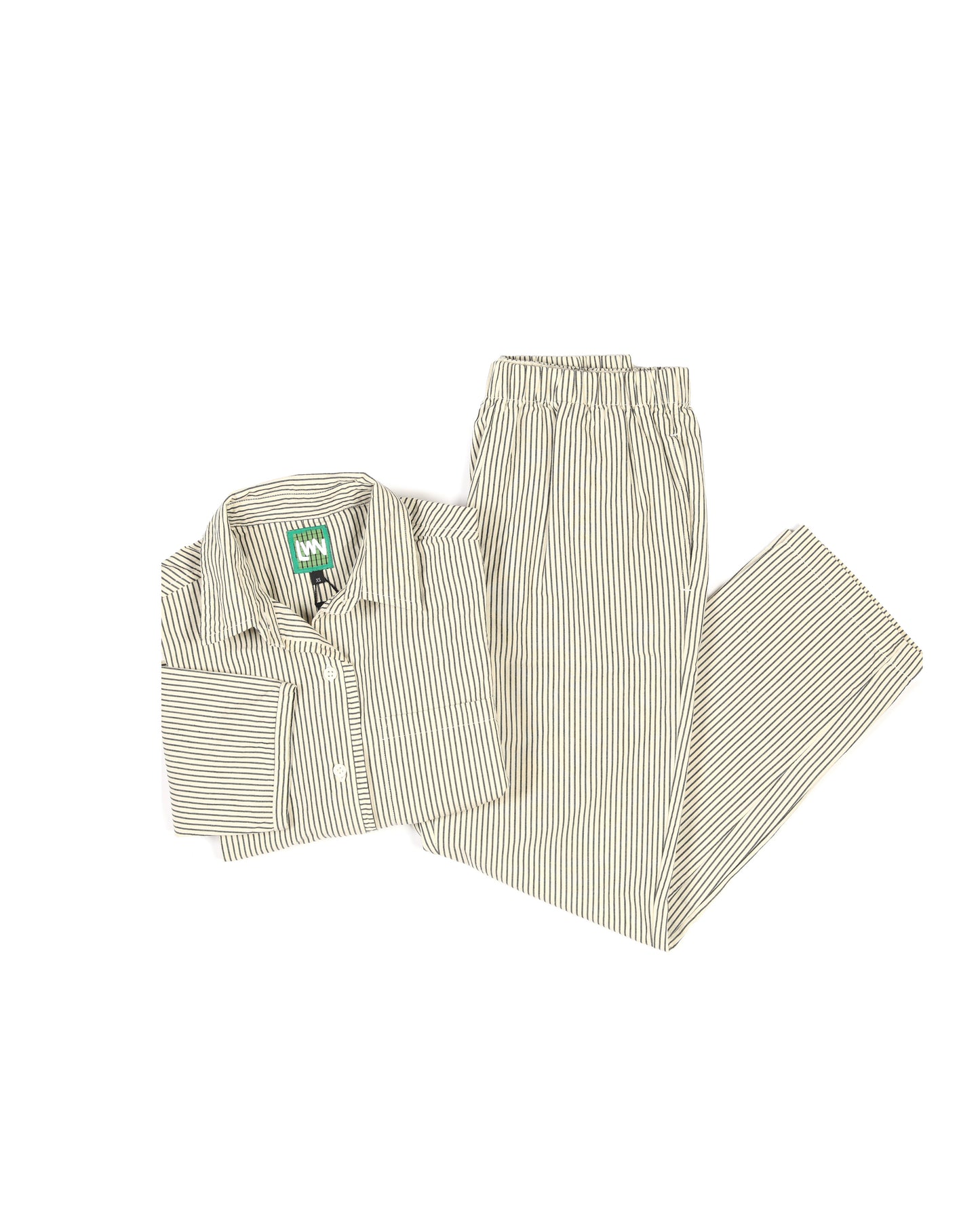 Sami + Strausii  Set - Natural - Pencil Stripe