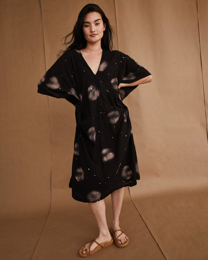 Sello Caftan - Fog Spray Dot - Crinkle Cotton