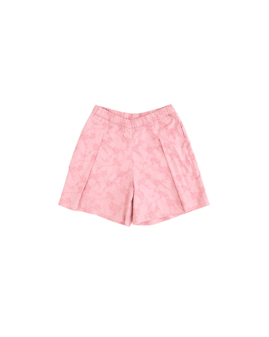 Shea Short - Peony - Floral Jacquard