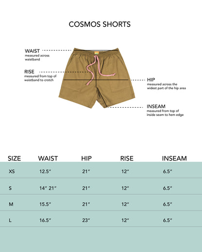 Cosmos Short - Iris - Double Gauze