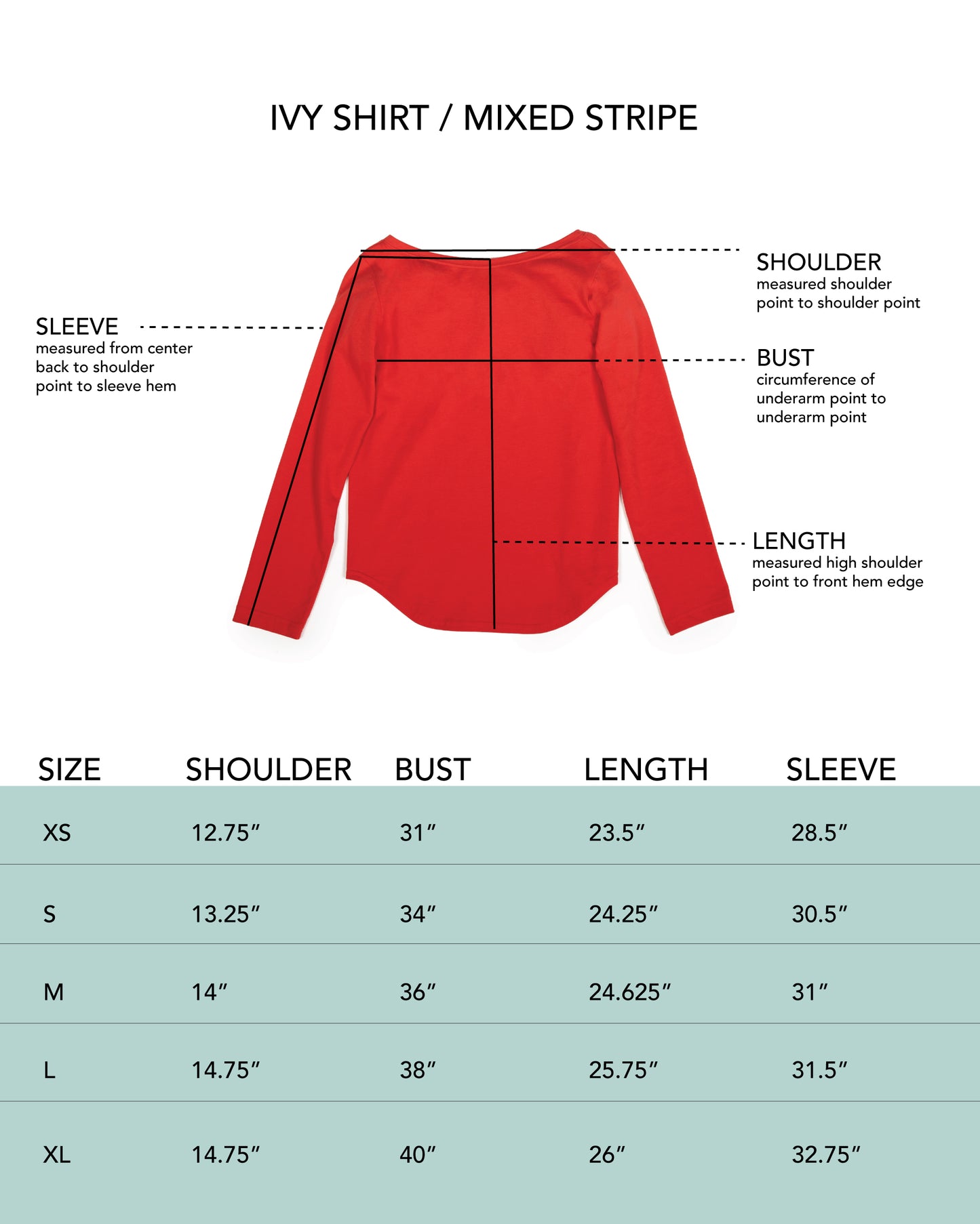 Laurel Tee - Scarlet - Cotton Knit