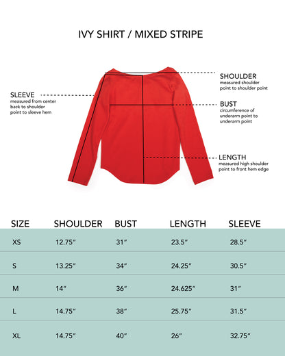 Laurel Tee - Scarlet - Cotton Knit