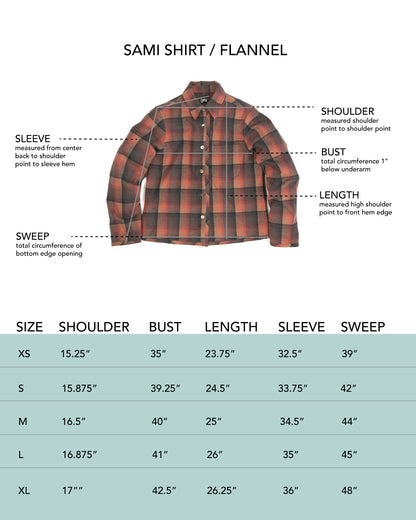 Sami Shirt - Sienna - Corner Check