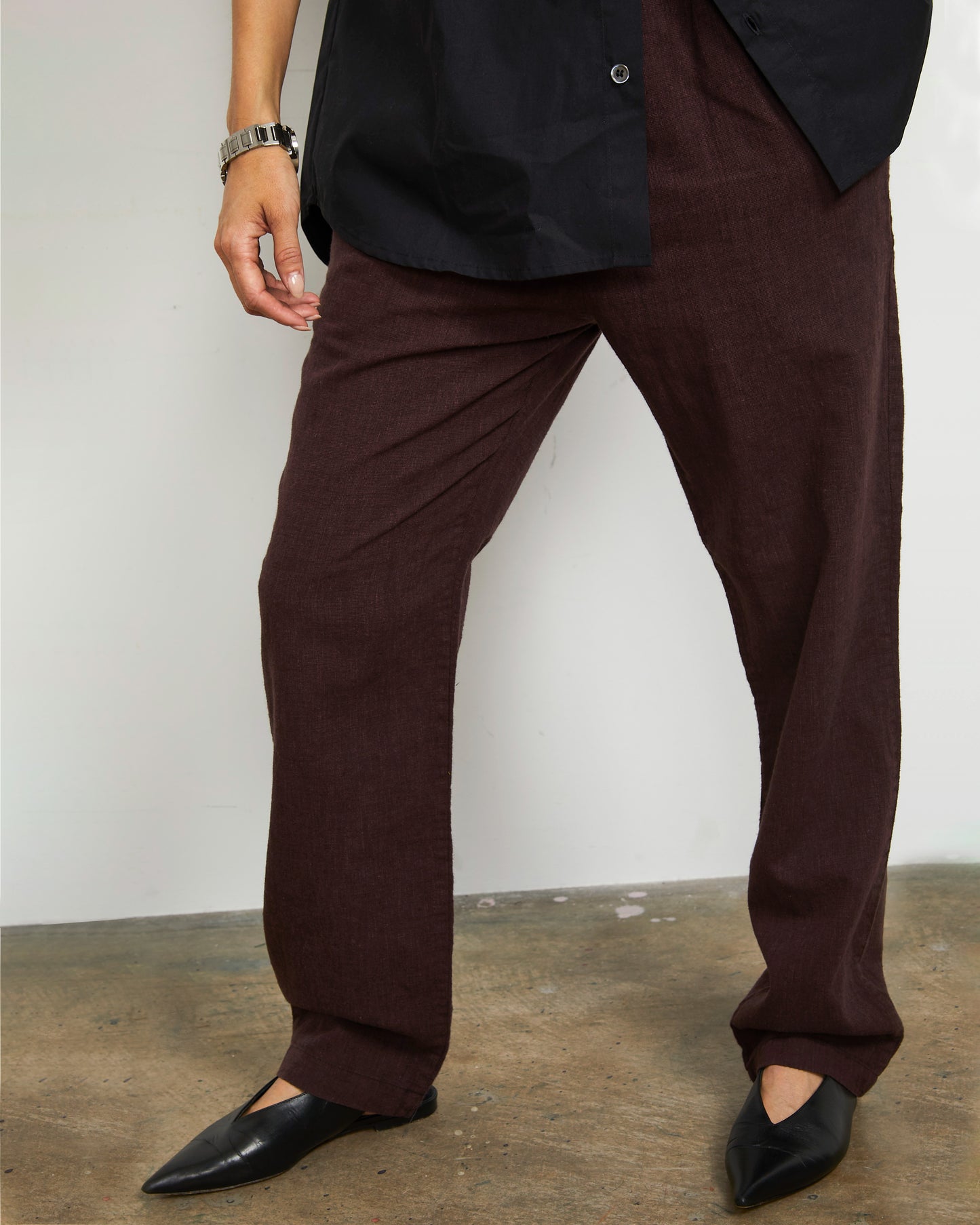 Strausii Pant - Pinot - Hatch Linen