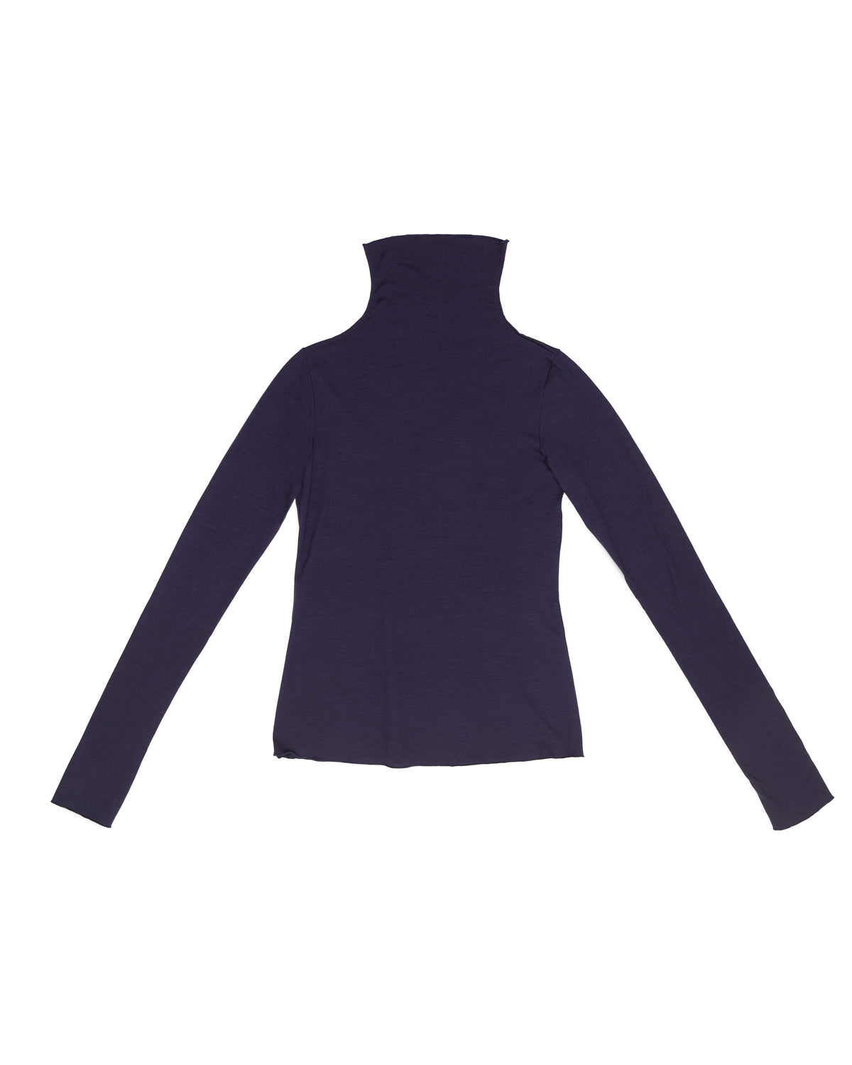 Sula Top - Aubergine - Lustre Wool Jersey