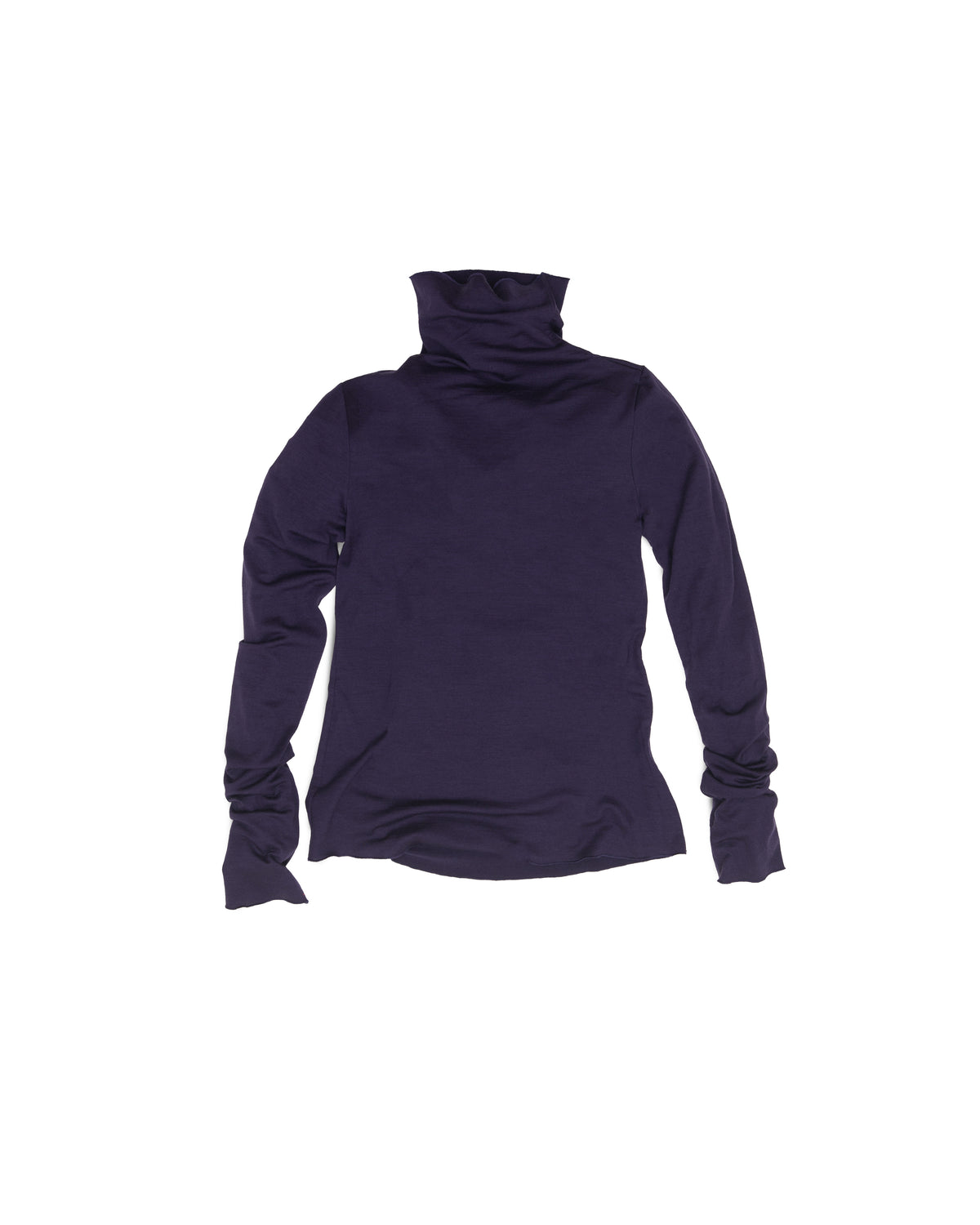 Sula Top - Aubergine - Lustre Wool Jersey