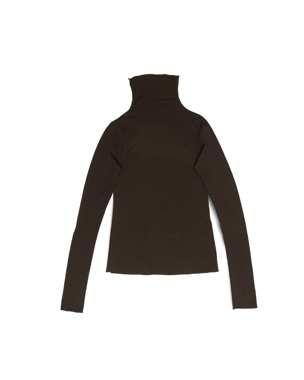 Sula Top - Espresso - Lustre Wool Jersey