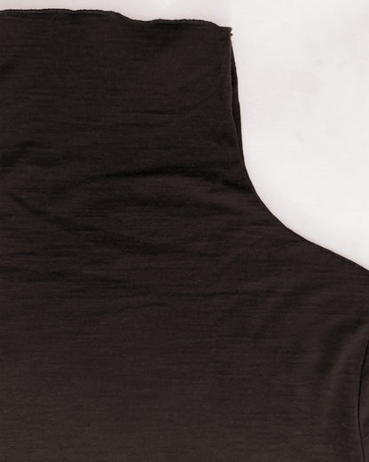 Sula Top - Espresso - Lustre Wool Jersey