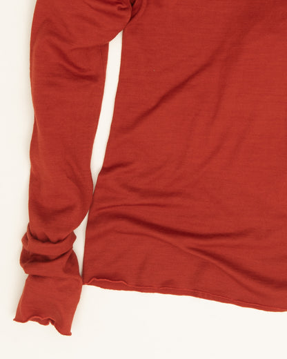 Sula Top - Pepper - Lustre Wool Jersey