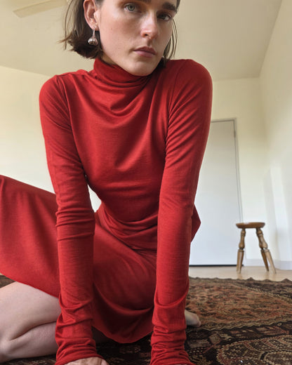 Sula Top - Pepper - Lustre Wool Jersey