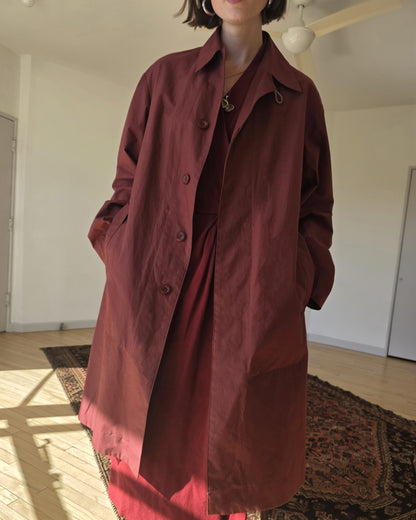 Tyfa Coat - Sienna - Coated Cotton
