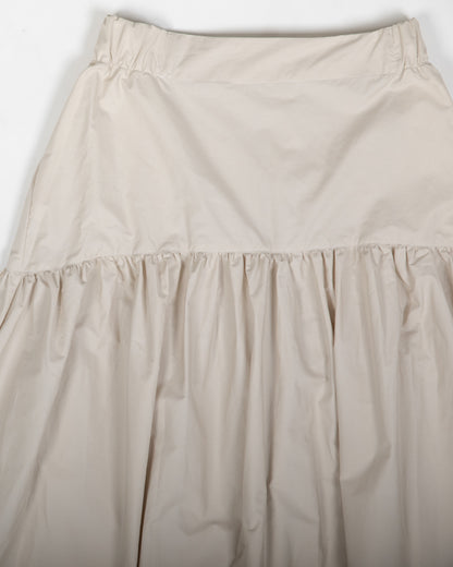 Talis Skirt - Sand - Typewriter Poplin