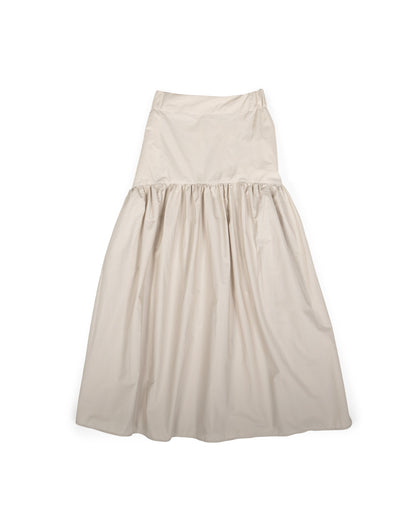 Talis Skirt - Sand - Typewriter Poplin
