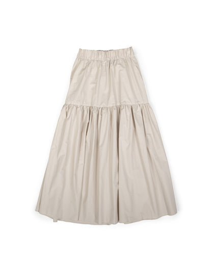 Talis Skirt - Sand - Typewriter Poplin