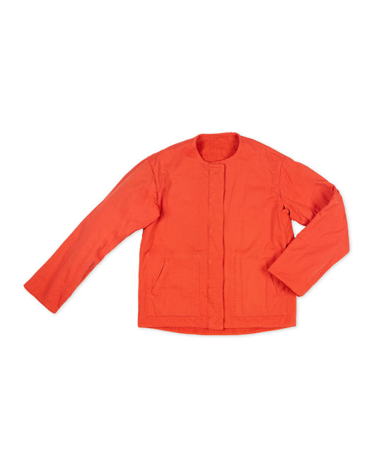 Tula Jacket - Old Red - Cotton Velvet Terry