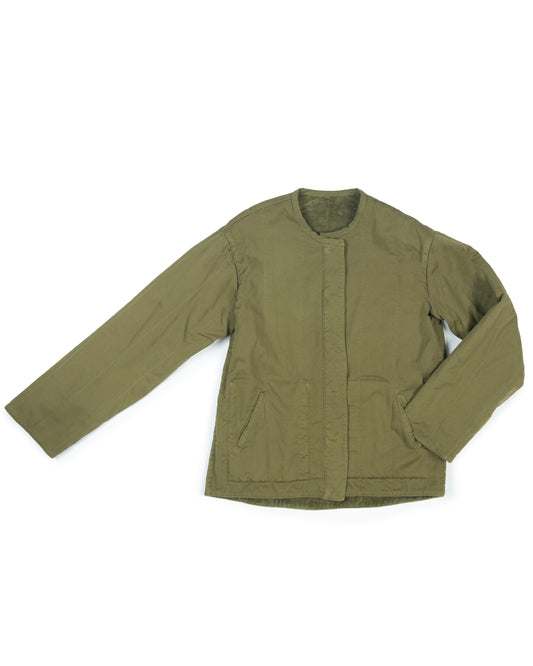 Tula Jacket - Olive - Cotton Velvet Terry