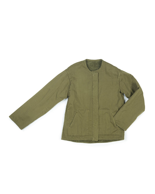 Tula Jacket - Olive - Cotton Velvet Terry