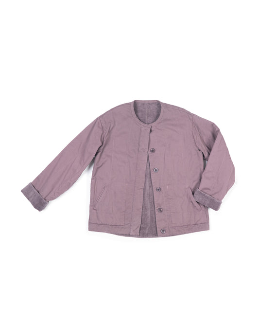 Tula Jacket - Plum - Cotton Velvet Terry